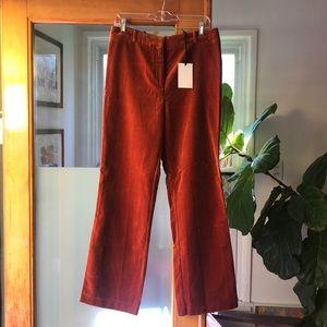 Sezane Soft Velvet Trousers - NWT